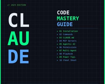 Claude Code Mastery Guide – AI Coding Field Manual (PDF Download)