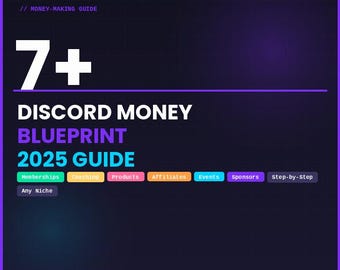 Discord Money Blueprint: come creare e monetizzare una community Discord redditizia