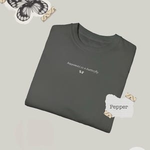 Happiness Butterfly Unisex T-shirt - Comfortable Casual Tee, Perfect for All Occasions, Everyday Wear, Positive