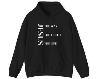 Jesus: Der Weg, die Wahrheit, das Leben Kapuzen Sweatshirt / Pullover