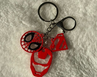 Adorable Superheroes Keychain - Perfect Gift for Comic Book Fans