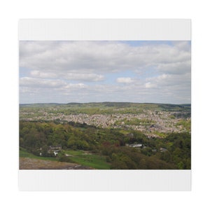 Matlock Derbyshire Canvas Print: Peak District Landscape Art
