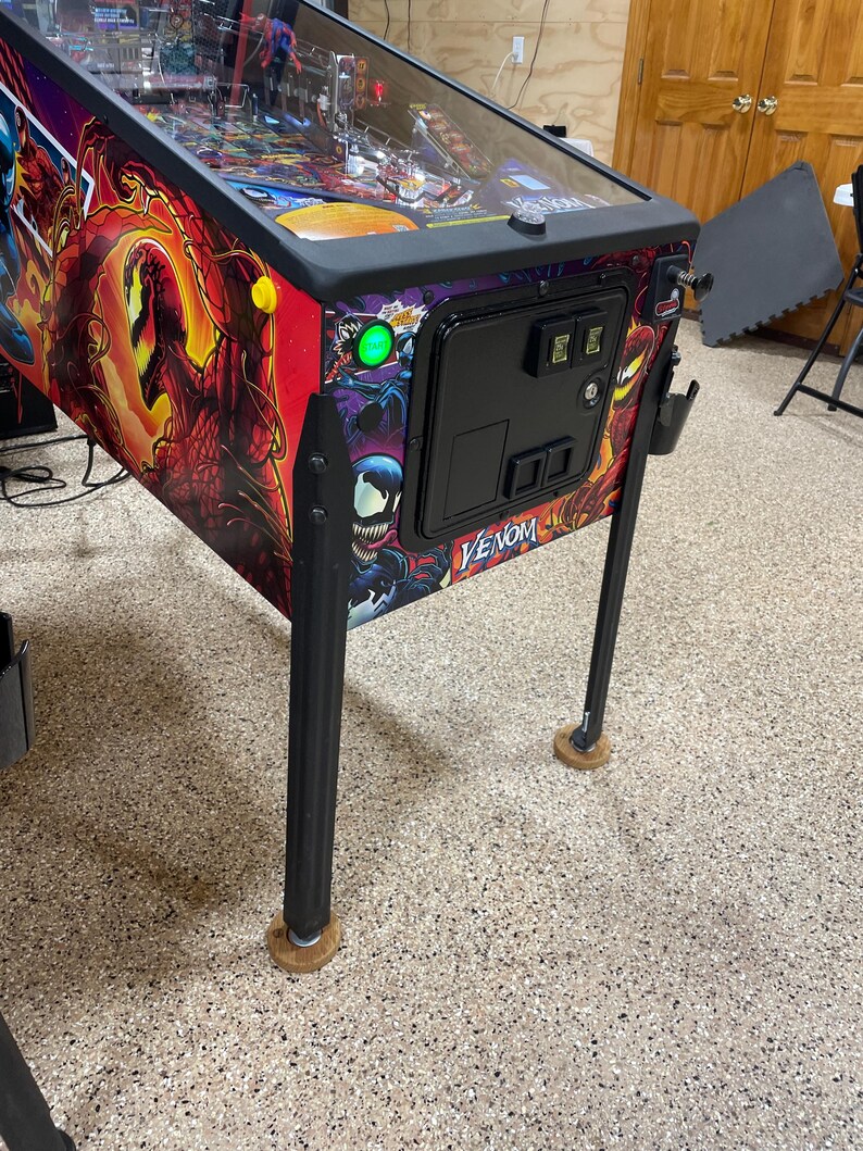 Personalized Wooden Pinball Machine Feet | Custom Floor Protectors ...