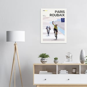 Cycling Poster - Wout van Aert Paris Roubaix image 4