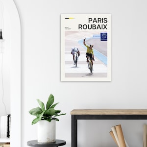 Cycling Poster - Wout van Aert Paris Roubaix image 6