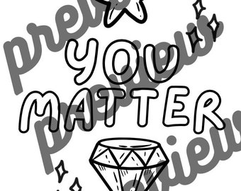 Affirmation Coloring Pages, Coloring Pages, Affirmations for kids, Mental Health Coloring Sheets