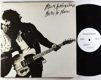 Bruce Springsteen – Born To Run LP – Columbia Rare Script Cover TEST PRESS