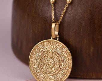 Ciondolo Con Calendario Azteco, Ciondolo Con Calendario Maya - Foto 2