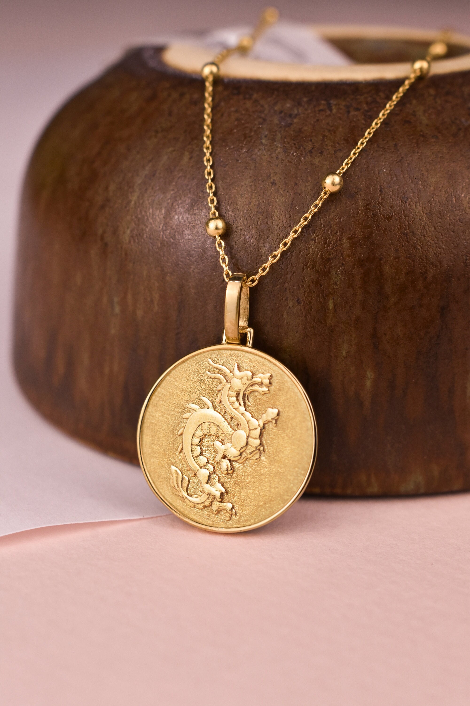 14K Solid Gold Dragon Necklace, Chinese Zodiac Sign Pendant, Year of the Dragon Gold Coin, Women Gold Necklace, Gift for Her, Dragon Gift - Etsy 14K Solid Gold Dragon Necklace, Chinese Zodiac Sign Pendant, Year of the Dragon Gold Coin, Women Gold Necklace, Gift for Her, Dragon Gift - Etsy