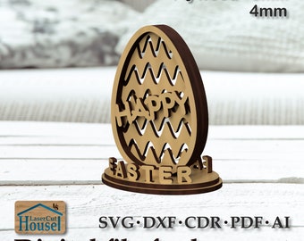 Premium Easter EGG Laser Cut Files for Glowforge