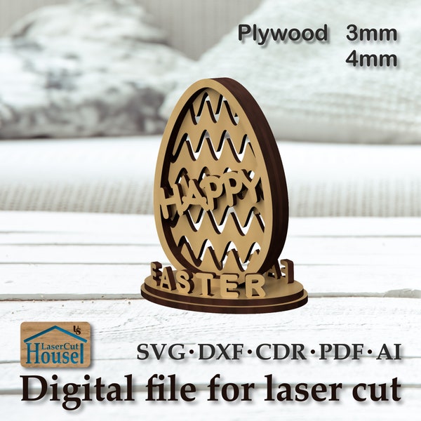 Premium Easter EGG Laser Cut Files for Glowforge