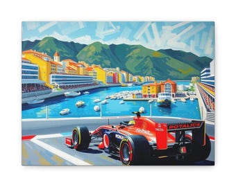 Monaco Racing Canvasa