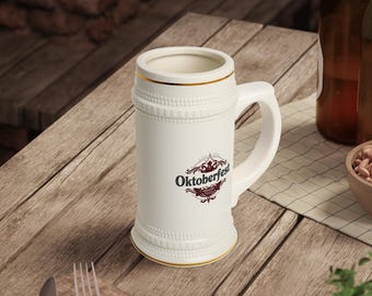 Jarra de cerveza elegante para Oktoberfest, regalo perfecto para amantes de la cerveza, celebraciones del Oktoberfest, decoración única para bar en casa, personalizable