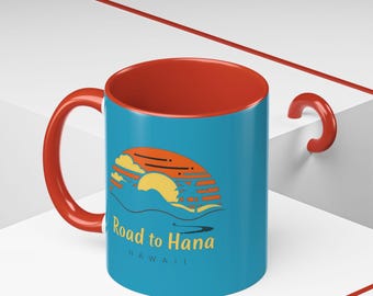 Straße zu Hana Hawaii Kaffeebecher