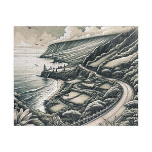 Road to Hana Puzzle - Scenic Maui Adventure (110, 252, 520, 1014-Piece) | Unique Gift for Travelers, Nature Lovers & Puzzle Fans
