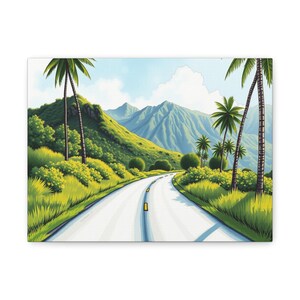 Road To Hana Hawaii Canvas