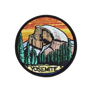 Yosemite Iron-On Patch, Adventure Badge, Hiking Decor, Denim Jacket Embellishment, Retro Camping Gift, Nature Lover Patch