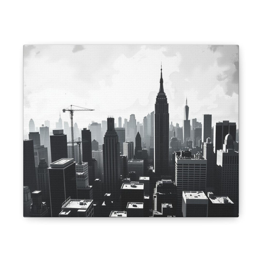 Canvas Wrap, New York City Skyline Wall Art, NYC Landscape Photo Print ...