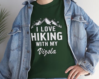 Vizsla Wander-T-Shirt: Unisex-Baumwoll-T-Shirt für Hundeliebhaber