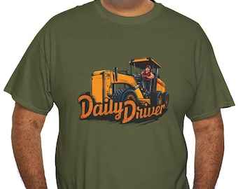 Camiseta de niveladora para conductor diario: regalo para operador de maquinaria pesada