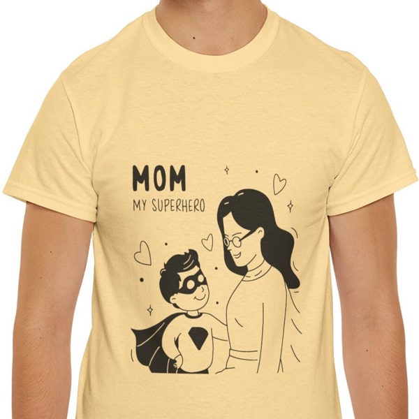 Mama Mein Held Superheld Tribut T-Shirt, Mama Power Mein Superheldin T-Shirt, Muttertagsgeschenk, Super Mama Squad T-Shirt, Mamas Super Sidekick T-Shirt