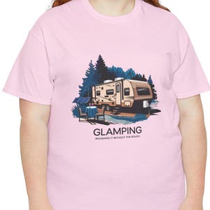 Glamping Life-T-shirt: gezellig camper off-grid ontwerp