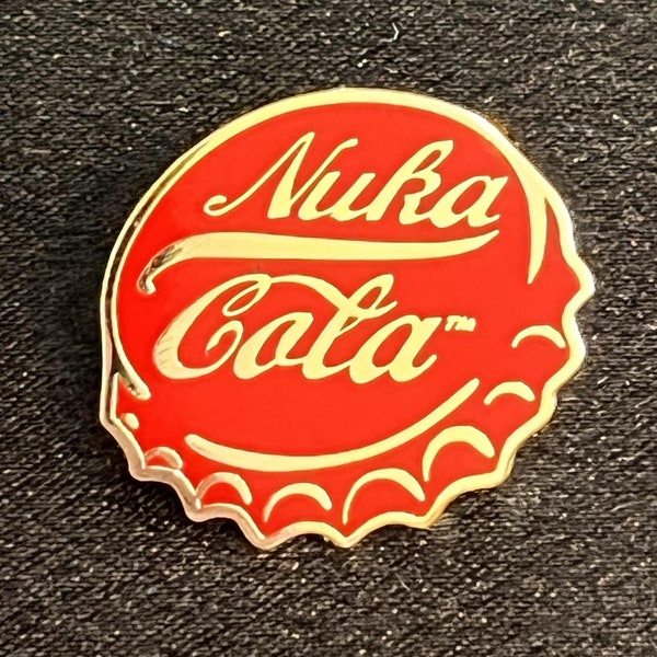 NUKA-COLA from FALLOUT - Gold Plated Enamel Pin