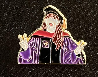 TAYLOR NYU GRADUATION - Signos de paz - Pin / Insignia de esmalte plateado