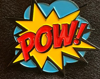 POW! - Comic Book Paneel Emaille Pin / Badge