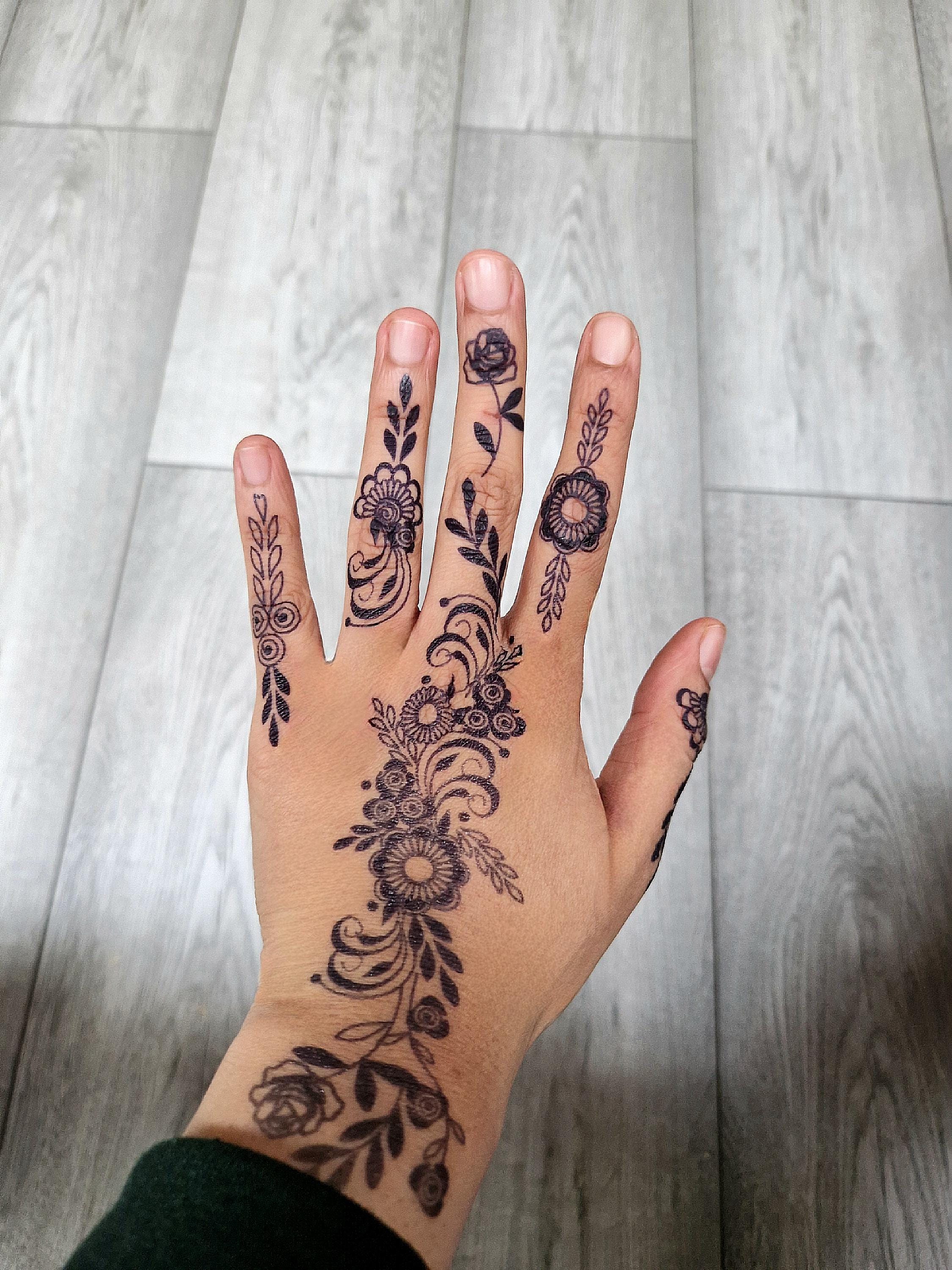 Natural Semi-Permanent Tattoo Jagua Gel Tattoo Sticker Bridal Centre Henna Jagua Henna Temporary Tattoo Jagua Ink Stain