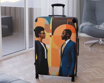 Contemporary Art Suitcase by Blaq Suitcase