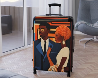 Contemporary Art Suitcase by Blaq Suitcase