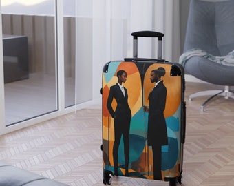 Maleta de arte abstracto de Blaq Suitcase