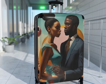 Maleta de arte surrealista de Blaq Suitcase