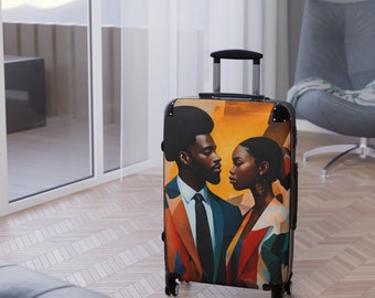 Valigia di arte astratta di Blaq Suitcase