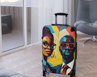 Pop-art koffer van Blaq Suitcase