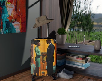 Maleta de arte surrealista de Blaq Suitcase