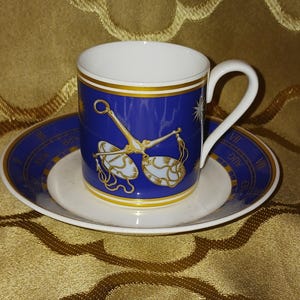 Demitasse Cup and Saucer-&quot;Libra&quot;-Villeroy and Boch-Germany-Nostradamus Series
