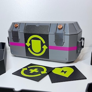 ARC Raiders Inspired Storage Case | Tactical Augment MK3, 3D-Printed | Sci-Fi Prop Container | Desk Organiser | Fan-Made Display Prop