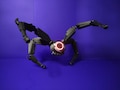 Leaper with moving legs and lit up eye | Remote-Controlled RGB Light | Cosplay Props | Gamer Room Decor | Gift for Sci-Fi Fans