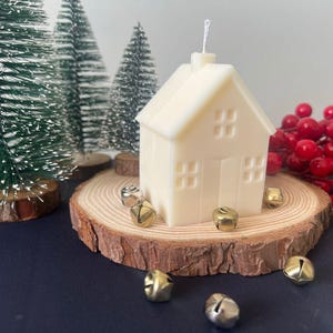 Christmas House Candle