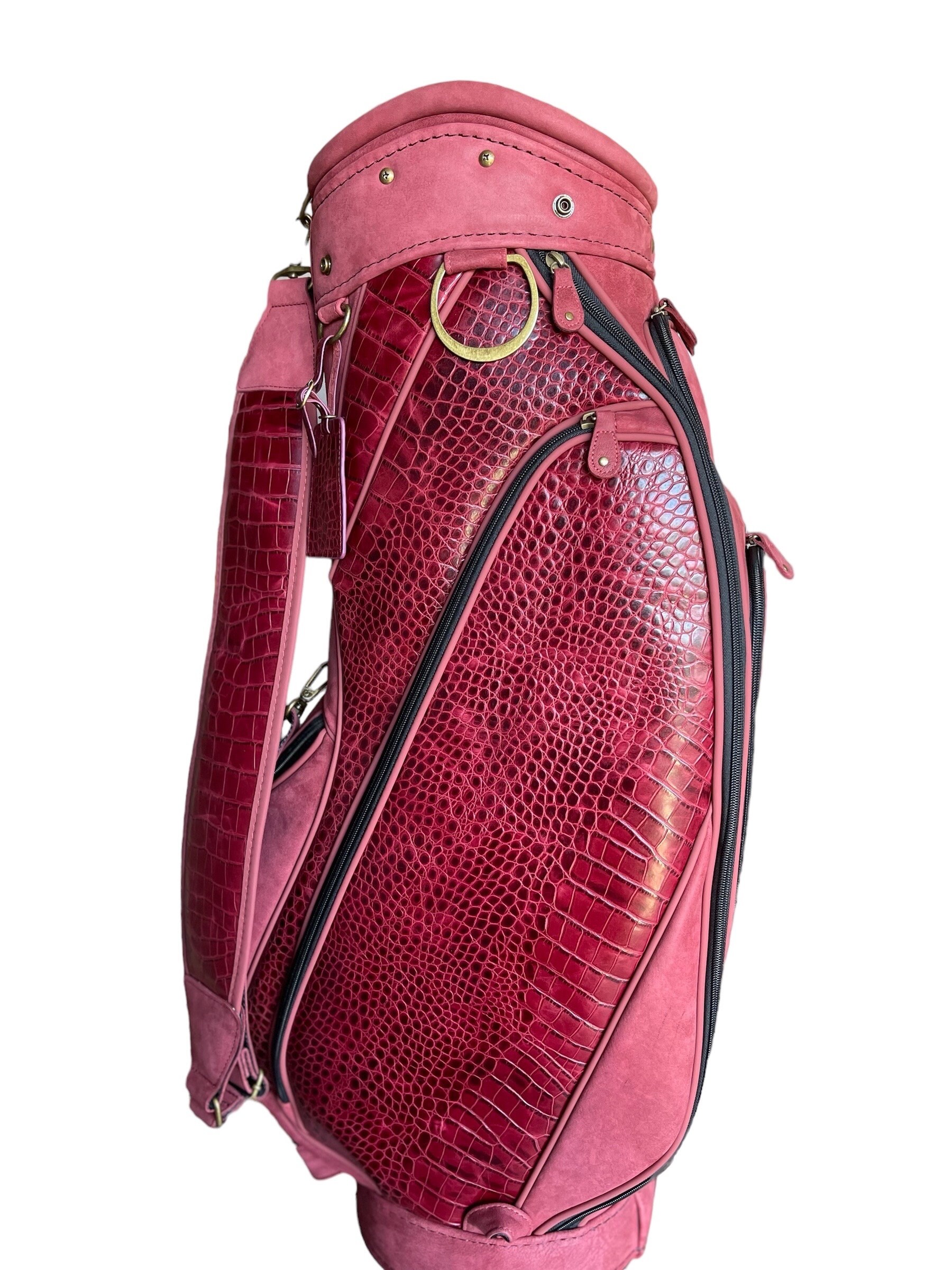 Golfers Ouul Alligator Cart Bag Mini Golf Ouul Alligator Stand Bag