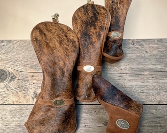 Golf Cowboys and Cowgirls Luxury Headcovers 5 sizes available… each sold separately HOH w Sherpa. Handmade
