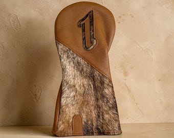 Head Cover Driver Cover Limited Edition Cowboy Texas Leather Rustic