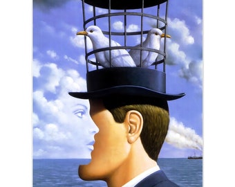 Rene Magritte Baskı, Sergi Posteri, Vintage Müze Posteri, Ev Duvar Dekoru, Galeri Duvar Sanatı,