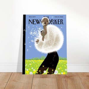 The New Yorker Print, Magazine Prints, Magazine Cover Art, Vintage Prints, New Yorker Poster, Large Wall Art ,Frameless