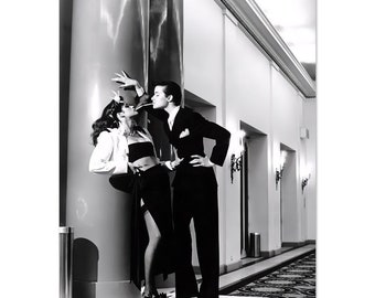 Affiche Helmut Newton, art mural noir et blanc, impression vintage, impressions photo, impression d'art photo de qualité musée
