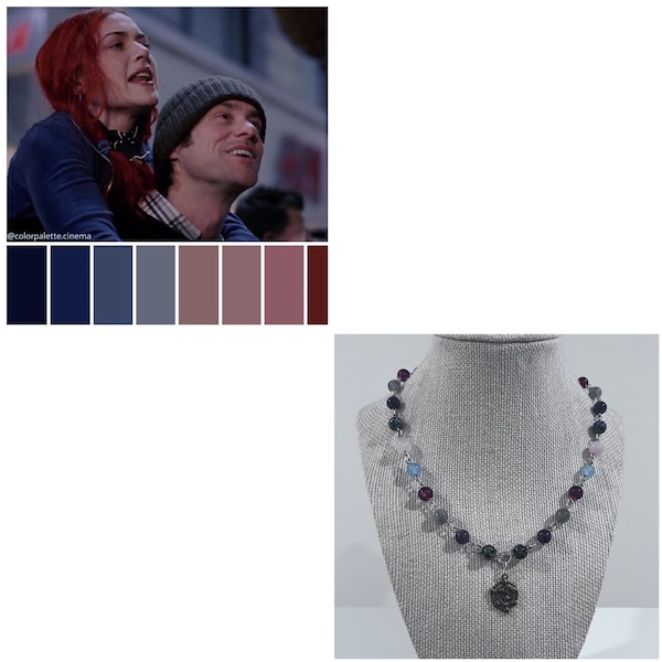 eternal sunshine of the spotless mind themed necklace