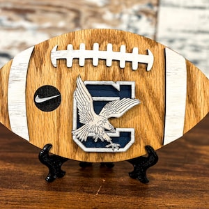 Custom/Personalized 3D Wood Football