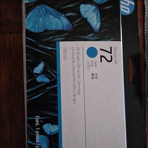 hp DESIGNJET 72 シアン インク カートリッジ